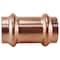Apollo Coupling without Stop, 3/4 in, Press Fit, Copper, 300 psi Pressure XPRC34NS - alternate 1