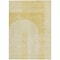 Homeroots 3' X 5' Gold Ivory And Yellow Geometric Washable Indoor Outdoor Area Rug 582710 - alternate 3