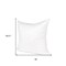 Homeroots 18" White Cotton Down Blend Throw Pillow Insert 608270 - alternate 2