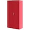 Sandusky Lee Light Duty Welded Steel Combination Cabinet, 30x18x66, Red VFC1301866-01 - alternate 3