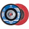 Pferd 4-1/2'' x 5/8-11 Thd. POLIFAN Flap Disc - CO-FREEZE SG INOX, Ceramic oxide, 50 Grit, Flat 61083 - alternate 1