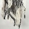 Homeroots 50" X 60" Black And Ivory Cotton Woven Striped Throw Blanket with Fringe 518831 - alternate 3