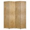 Homeroots 84" Gold Wood Folding Four Panel Screen Room Divider 274903 - alternate 1