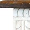 Homeroots 48" Natural and White Solid Wood Distressed Console Table 488795 - alternate 2