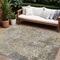 Homeroots 9' X 12' Beige And Brown Abstract Washable Indoor Outdoor Area Rug 605534 - alternate 1