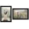 Homeroots Set Of Two Bloom Where You are Planted 2 Black Framed Print Wall Art, 2PK 407481 - alternate 1