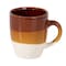 Gibson Home Yellowstone 6 Piece 12 Ounce Stoneware Mug Set in Brown and White 138400.06R - alternate 2