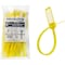 Kable Kontrol Write On Zip Tie Tags, 6in L, 40 Lbs Strength, 1-3/8in x 5/8in Flag Size, 100Pcs, Yellow, 100PK CTWO-NF-6-40-YW - alternate 1