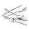 Megachef Gibbous 20 Piece Flatware Utensil Set, Stainless Steel Service for 4 in Matte Silver MCFW-GIBBOUS- MATTESILVER - alternate 3