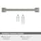 Amerock Ville 6-5/16 inch (160mm) Center-to-Center Satin Nickel Cabinet Pull, 10PK 10VMP36777G10 - alternate 3
