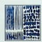 Homeroots 21" X 21" Silver Frame Indigo Batik Set Of 4, 4PK 365716 - alternate 3