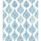 York Wallcoverings Marketplace Motif White and Blue Wallpaper MN1850 - alternate 1