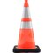 Xpose Safety 28 Inch Multipurpose PVC Orange Traffic  Cone with 6in & 4in Reflective Collars, 10 lb base OTC28-64-10L-1-X - alternate 1