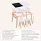 Vevor Kids Sensory Table Sand Water Play Table with 1 Paper Roll 3 Storage Bins JRG-SKU3S - alternate 4