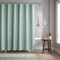 Arkwright Home Poly Shower Curtain Set 72x72 Damask Silt Green - 1 Set P-SCSTD-7272-GR - alternate 1