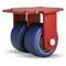 Hamilton Dual Whl Castr, Polyurthan, 4 in., 1200 lb. R-HS2-4SPB - alternate 1