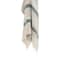 Homeroots 50" X 60" Gray Cotton Woven Striped Throw Blanket with Fringe 518823 - alternate 2