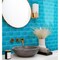 Apollo Tile Sapphire Blue 3 in x 6 in Glass Glossy Wall Subway 5 sqft/case, 40PK APLA88042 3X6A - alternate 4