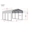 Arrow 10 x 15 x 7 ft Eggshell Carport CPH101507 - alternate 5