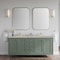 James Martin Vanities Chicago 72" Double Vanity, Smokey Celadon, w/ 3 CM Tajnar Eclos Top 503-V72-SC-3TJR - alternate 5