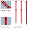 Mr. Chain Red Light Duty Ground Poles and Chain Kit 70305-6 - alternate 1