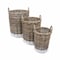 Happimess Ternion Cottage Hand-Woven Rattan Nesting Baskets with Handles, Kubu Gray/White (Set of 3), 3PK BSK1000A-3SET - alternate 2