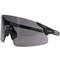 Bouton Optical Enhanced Coverage Frameless Safety Glasses, w/Black Temples and Gray FogLess 3Sixty Lens Coating 250-40-0521 - alternate 1