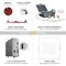 Nuwatt 6 Inch 2 Hour Square Fire Rated Recessed Lighting, Slim Wafer LED Lights 2700K-5000K, 1200LM, 6PK NW-P-SQDL-6-15W-5CT-FR-WH-6P - alternate 4