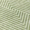 Homeroots 8' Sage And Ivory Round Geometric Washable Indoor Outdoor Area Rug 612096 - alternate 3
