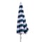 Picnic Time Family Of Brands 5.5 Ft. Portable Beach Umbrella, Blue & White Stripe 822-00-334-000-0 - alternate 5
