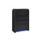 Global Furniture Usa Contemporary Beckett Wht/Blk Chest W/ Led BECKETT-WHT/BLK-CH W/ LED - alternate 2