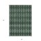 Homeroots 5' X 8' Olive Green And Charcoal Geometric Washable Indoor Outdoor Area Rug 577074 - alternate 3