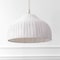 Jonathan Y Eliza 20 in. 1-Light Coastal Bohemian Woven Rattan and Iron LED Pendant, White/Brass Gold JYL1133B - alternate 5
