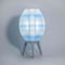 Jonathan Y Wavy 16.5" Modern Contemporary Plant-Based PLA 3D Printed Dimmable LED Table Lamp, Blue/White USA1000D - alternate 6