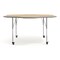 Flash Furniture Commercial Adjustable Height Flower Activity Table with Locking Casters-LT NAT XU-A60-FLR-LTNAT-T-A-CAS-GG - alternate 3