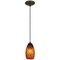 Access Lighting Champagne, Pendant, Oil Rubbed Bronze Finish, Brown Stone Glass 28012-1C-ORB/BRST - alternate 5