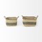 Homeroots Set of Two Natural And Black Rattan Basket, 2PK 392163 - alternate 5