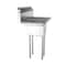Koolmore Compartment Stainless Steel NSF Commercial Kitchen Prep & Utility Sink with 2 Drainboards SA101410-10B3 - alternate 4