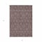 Homeroots 3' X 5' Merlot Gray And Taupe Floral Washable Indoor Outdoor Area Rug 582284 - alternate 4