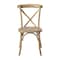 Flash Furniture Advantage Medium Natural With White Grain X-Back Chair X-BACK-MOWG - alternate 3
