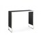 Homeroots 50" Black And Silver Rectangular High Top Bar Table 486016 - alternate 3