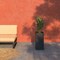 Leisuremod Basalt Tall Square Fiberstone & MgO Clay Planter, Weather-Resistant, Fully Assembled BP24BL - alternate 3