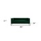Homeroots 85" Hunter Green Velvet Wood Sofa 543932 - alternate 5
