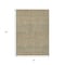 Homeroots 3' X 5' Beige And Taupe Striped Washable Indoor Outdoor Area Rug 615650 - alternate 5