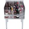 Amgood 22.5 in. x 24 in Stainless Steel Four-Tier Liquor Display Rack AMG LDR-2224-Z - alternate 4