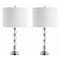 Jonathan Y Paul 26" Crystal/Metal LED Table Lamp, Clear/Chrome, 2PK JYL5041A-SET2 - alternate 5