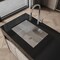 Wrightmaster 27 in. Undermount Single Bowl 20 Gauge Silver Stainless Steel Kitchen Sink with Drain ZOR-BR04D-271908 - alternate 2