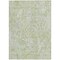 Homeroots 5' X 8' Artichoke Green And Fern Green Abstract Washable Indoor Outdoor Area Rug 588463 - alternate 5