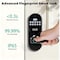 Wrightmaster 5-in-1 Aluminum Smart Pad Lock with App Control, Fingerprint, IC Card, Auto-Lock & Anti-Theft Alarm ZR-H5 - alternate 6