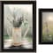 Homeroots Set Of Two Bloom Where You are Planted 2 Black Framed Print Wall Art, 2PK 407481 - alternate 2